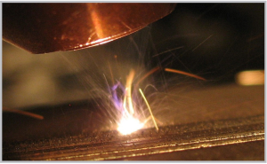 Figure 2. Multi-beam laser additive manufacturing process