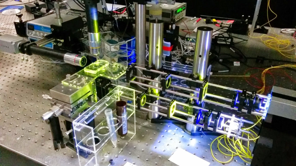 Cell-sorting prototype developed within the Photon Factory