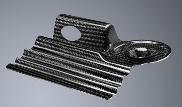 Laser light enables woven parts to be smoothly cut to near net shape. No finishing work is required for the cut edges.